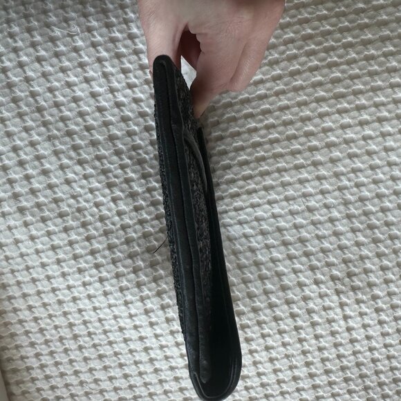 Tory Burch Envelope Pouch (Black Glitter) - Picture 4 of 9